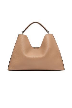 Borsa Aurora in pelle martellata grana maxi cipria GIANNI CHIARINI | BS12316RNGDBL5313